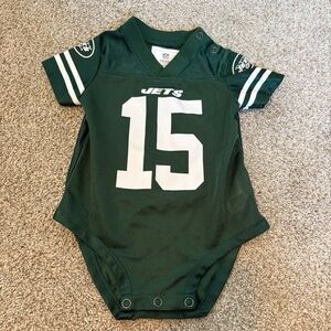 NY Jets Baby NFL Jersey Green #15 Snaps Marshall 6-9 months